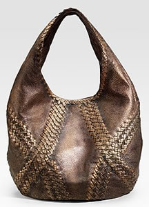 Bottega Veneta Metallic Hobo