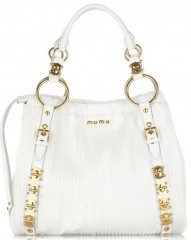 Miu Miu Patent Square Tote