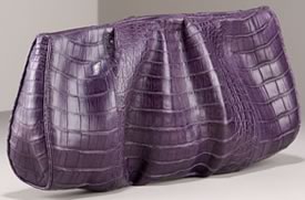 Nancy Gonzalez Purple Clutch