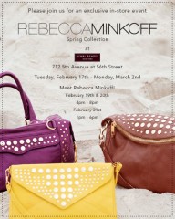 Rebecca Minkoff Exclusive Event