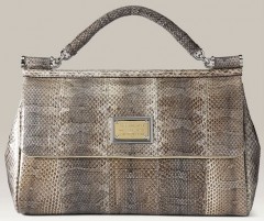 Dolce and Gabbana Miss Sicily Snakesin Bag