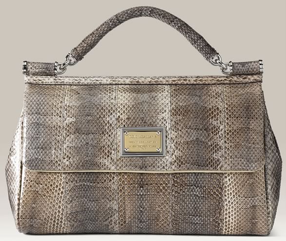 Dolce and gabbana snakeskin bag deals