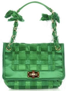 Lanvin Happy Square Silk Bag 