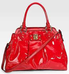 Marc Jacobs Alyona Patent Leather Satchel