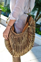 Megs with her DvF Stephanie bag