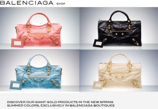 Balenciaga Giant Gold Hardware Bags