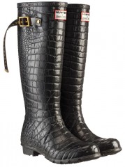 Jimmy Choo and Hunter Wellington Boots