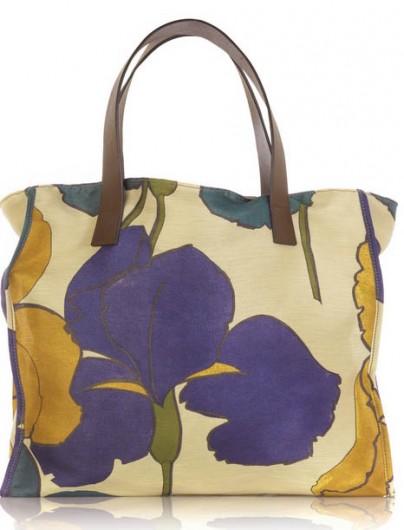 Marni Printed Canvas Tote