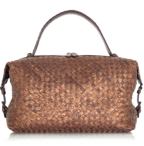 Bottega Veneta Settantasei Ostrich Satchel