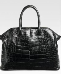 Zagliani Tomodachi Crocodile Tote