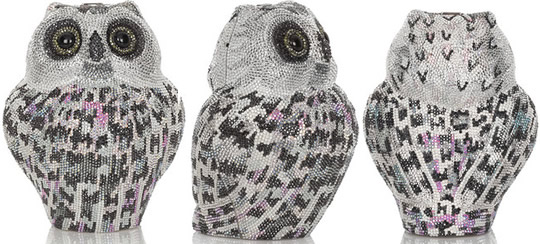 Judith Leiber Owl Crystal Embellished Clutch