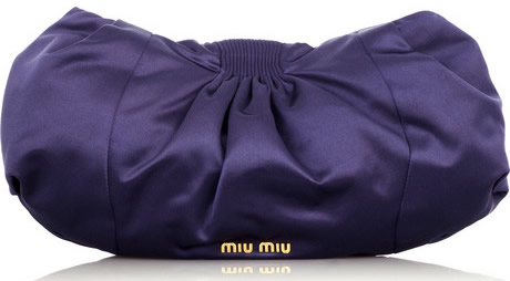 Miu Miu Oversized Satin Clutch