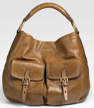 Prada Cervo Shine Hobo