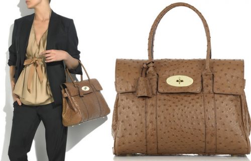 Mulberry Ostrich Bayswater