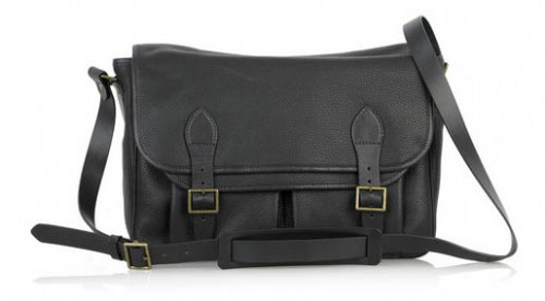 APC Black Leather Satchel