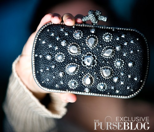 Bottega Veneta Knot Clutch in Hand