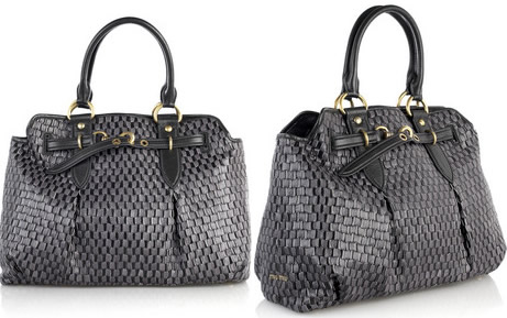 Miu Miu Large Woven Leather Tote