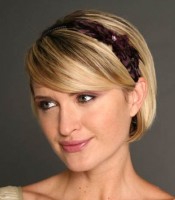 Triple 7 Global Bow Feather Headband