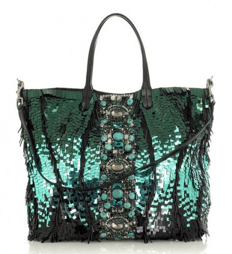Valentino Paillette Embellished Tote