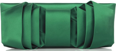 Valentino Satin Bow Front Clutch