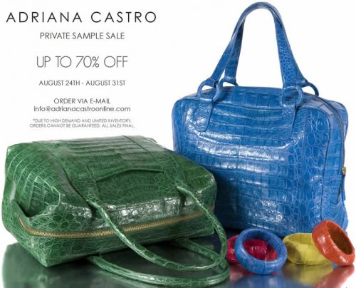 Adriana Castro Private Sample Sale