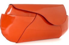 Jil Sander Polished Leather Clutch