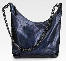 Gucci Galaxy Slouchy Metallic Leather Hobo