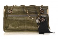 Lanvin Amalia Python Shoulder Bag