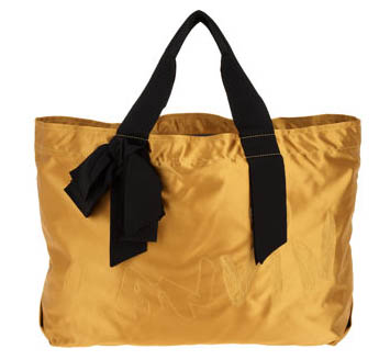 Lanvin Cabas Satin Logo Tote