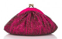 Santi Beaded Disco Clutch