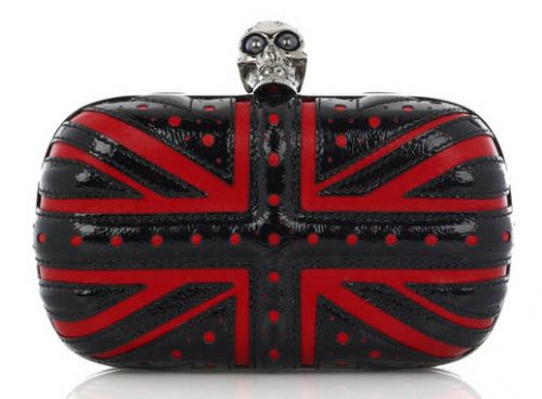Alexander McQueen Union Jack Box Clutch