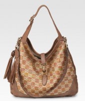 Gucci Jackie Raffia Shoulder Bag