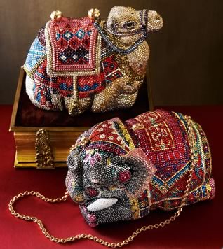 Judith Leiber Camel Elephant Minaudieres