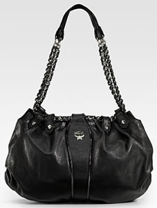 MCM Notte Large Leather Hobo