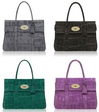 Mulberry Suede Bayswaters