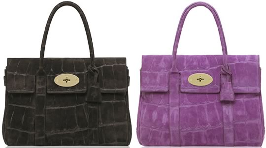 Mulberry Suede Bayswaters