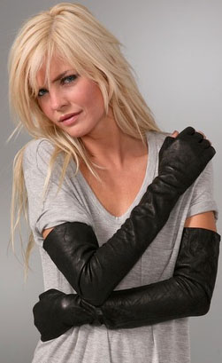 American Retro Corina Leather Fingerless Gloves