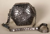 Botkier Orion Snake Embossed Small Shoulder Bag