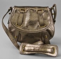 Maxwell Metallic Mini Messenger Bag