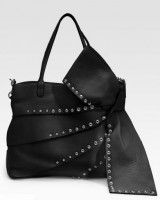 Valentino Nappa Studded Bow Tote