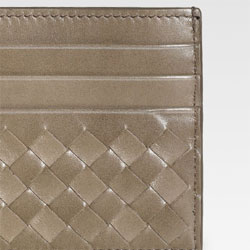 Bottega Veneta Woven Flat Card Case - $200
