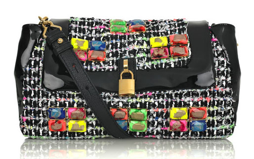 Marc Jacobs Fluorescent Tweed Bag