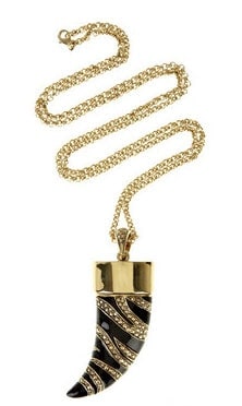 Robert Cavalli Gold-Plated USB Stick Pendant