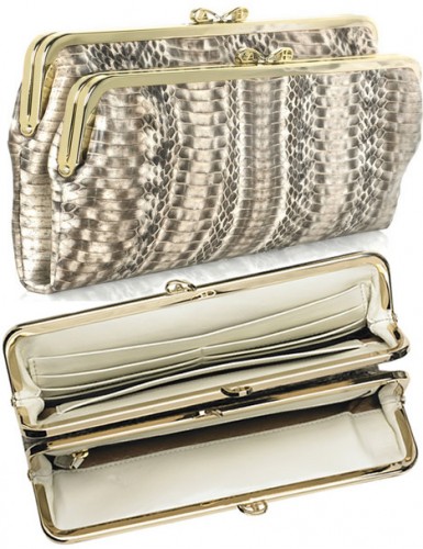 Anya Hindmarch Luce Snakeskin Clutch