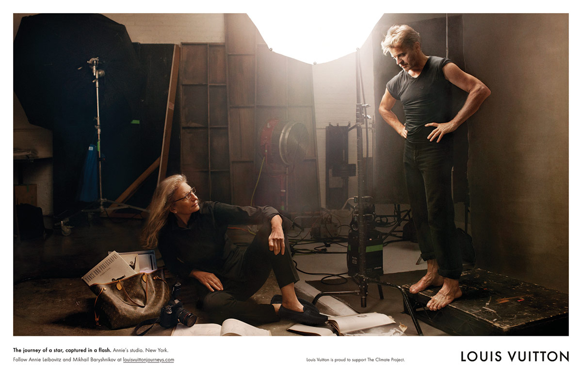 Louis Vuitton Core Values Annie Leibovitz With Mikhail Baryshnikov