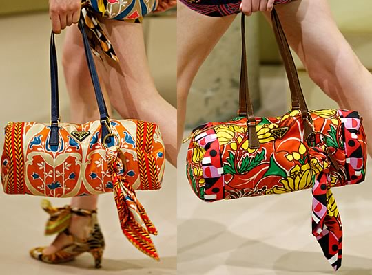 Prada Spring 2010 Print Roll Bags