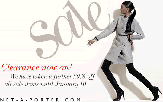 Net A Porter Final Sale January