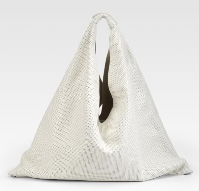 【国際ブランド】 Leather Perforated Margiela Martin Maison MM6 Hobo PurseBlog - バッグ