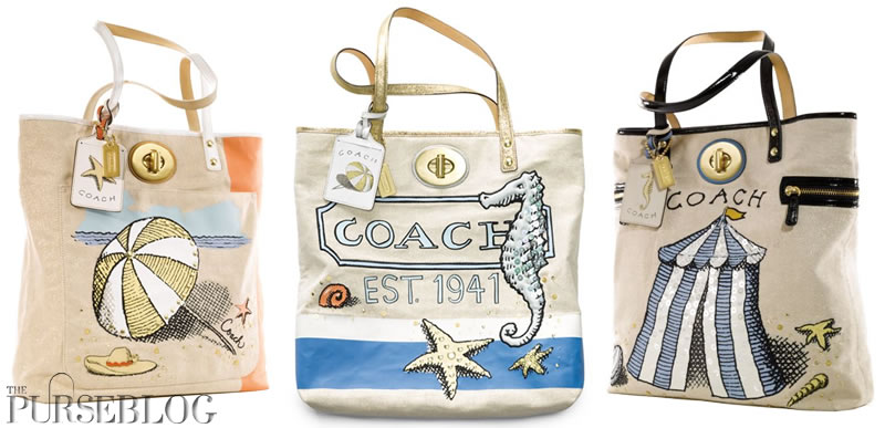 Coach Beach Collection - PurseBlog