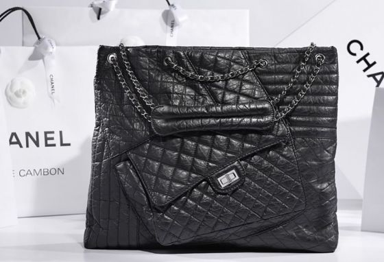 Chanel lambskin sales tote bag